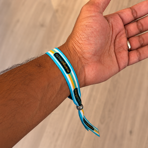 MangoMichi Coastal Stripe Adjustable Bracelet